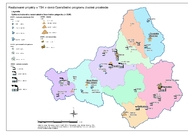 Schválené projekty na území trenčianskeho kraja - Mapa opzp