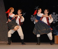 Folklórny súbor  Véna oslavoval 