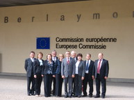Delegácia starostov z hornej nitry v bruseli