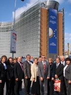 Delegácia starostov z hornej nitry v bruseli - Delegacia v bruseli resize 1