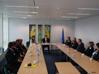 Delegácia starostov z hornej nitry v bruseli