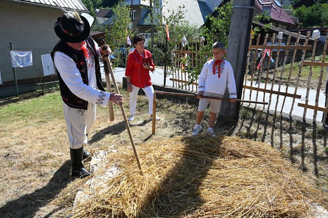 Malí hasiči, dožinky aj dychovka