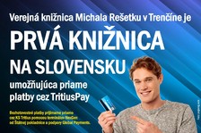Trenčianska knižnica ako prvá na Slovensku umožňuje priame platby za knižničné služby