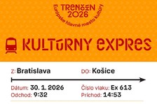 Sprievodcami vo vlaku budú tentokrát umelci