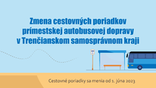 Pozor na zmenu cestovných poriadkov, pridávame nové spoje!