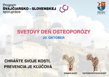 Trenčiansky hrad sa zafarbí na bielo-červeno, zdôrazňujeme tým význam prevencie osteoporózy
