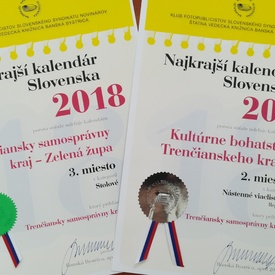 Kalendáre TSK ocenené v súťaži Najkrajší kalendár Slovenska 2018 striebrom i bronzom