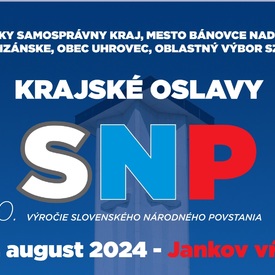 Pozývame na jubilejné Krajské oslavy 80. výročia SNP