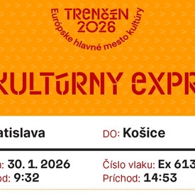 Sprievodcami vo vlaku budú tentokrát umelci