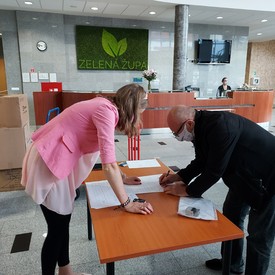 Trenčianska župa opäť distribuovala ochranné pomôcky