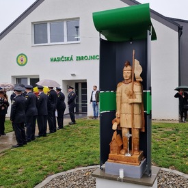 V Trenčianskych Bohuslaviciach slávnostne otvorili hasičskú zbrojnicu