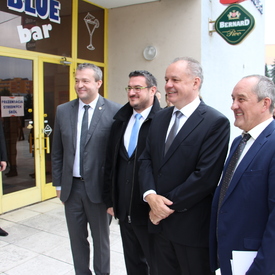 Zrekonštruované Gymnázium v Myjave navštívil prezident Slovenskej Republiky