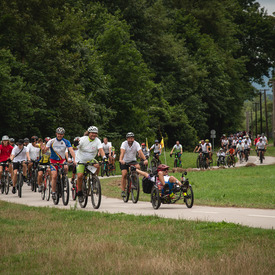 Káčer bicykloval aj po najobľúbenejšej župnej cyklotrase