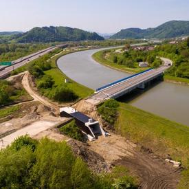 Novovybudovaný cyklistický tunel aj príprava na lávku