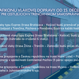 Nový grafikon prinesie viac vlakových spojov