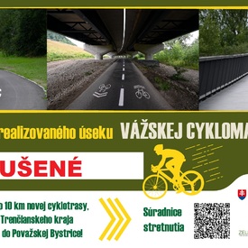 Otvorte s nami ďalších 10 km Vážskej cyklomagistrály!