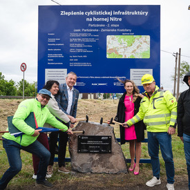 Začína výstavba ďalšieho úseku Hornonitrianskej cyklomagistrály