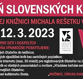 Zapojte sa do Týždňa slovenských knižníc!