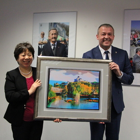 Na pôdu župného úradu v Trenčíne zavítala delegácia z Číny