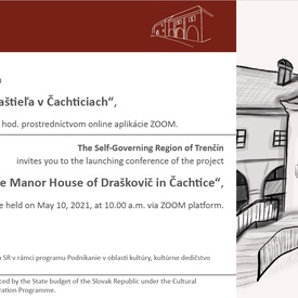 O komplexnej obnove Draškovičovho kaštieľa v Čachticiach budeme hovoriť naživo 