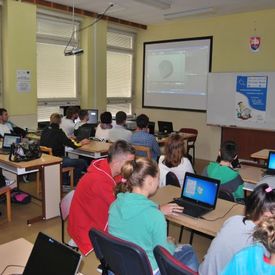 Európsky týždeň programovania  v Strednej odbornej škole  Handlová