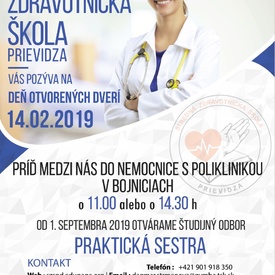 Nová zdravotnícka škola na hornej Nitre otvorí svoje dvere budúcim študentom a ich rodičom už tento štvrtok 