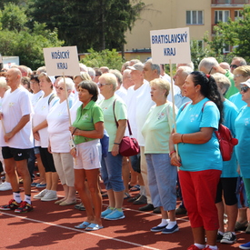 Seniori – športovci z celej republiky zavítali do Trenčína na športové hry Jednoty dôchodcov Slovenska