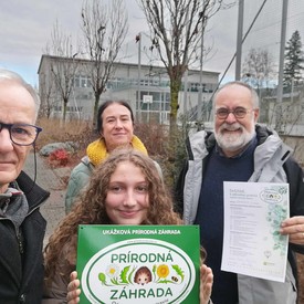 Školská záhrada Gymnázia Púchov je certifikovane ukážková