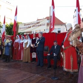 Župan a Matúš Čák otvorili Trenčianske historické slávnosti