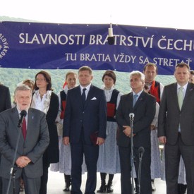 Veľká Javorina privítala účastníkov Slávností bratstva Čechov a Slovákov