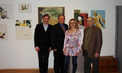 Michal Korman, B. Balková, zástupkyňa TSK v Bruseli, P. Baco