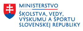 logo Min. školstva, vedy výskumu a športu SR