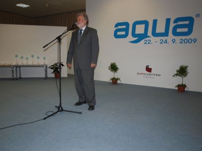 Župan Sedláček otvoril výstavu AQUA