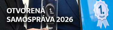 Ocenenie - Transparentnosť žúp 2026