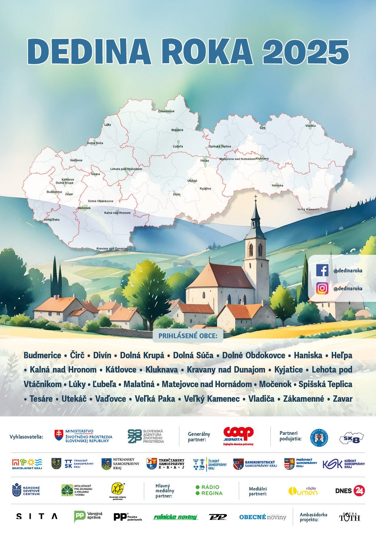 Dedina roka 2025 plagát